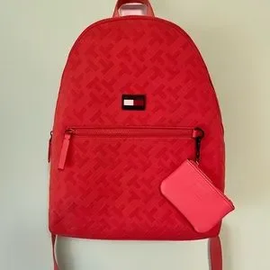 New☀️ Tommy Hilfiger Drew II-Medium Dome Backpack w/Pouch-Bias Debossed
Neoprene Tommy Hilfiger Drew II Backpack - Debossed Neoprene  main image 4